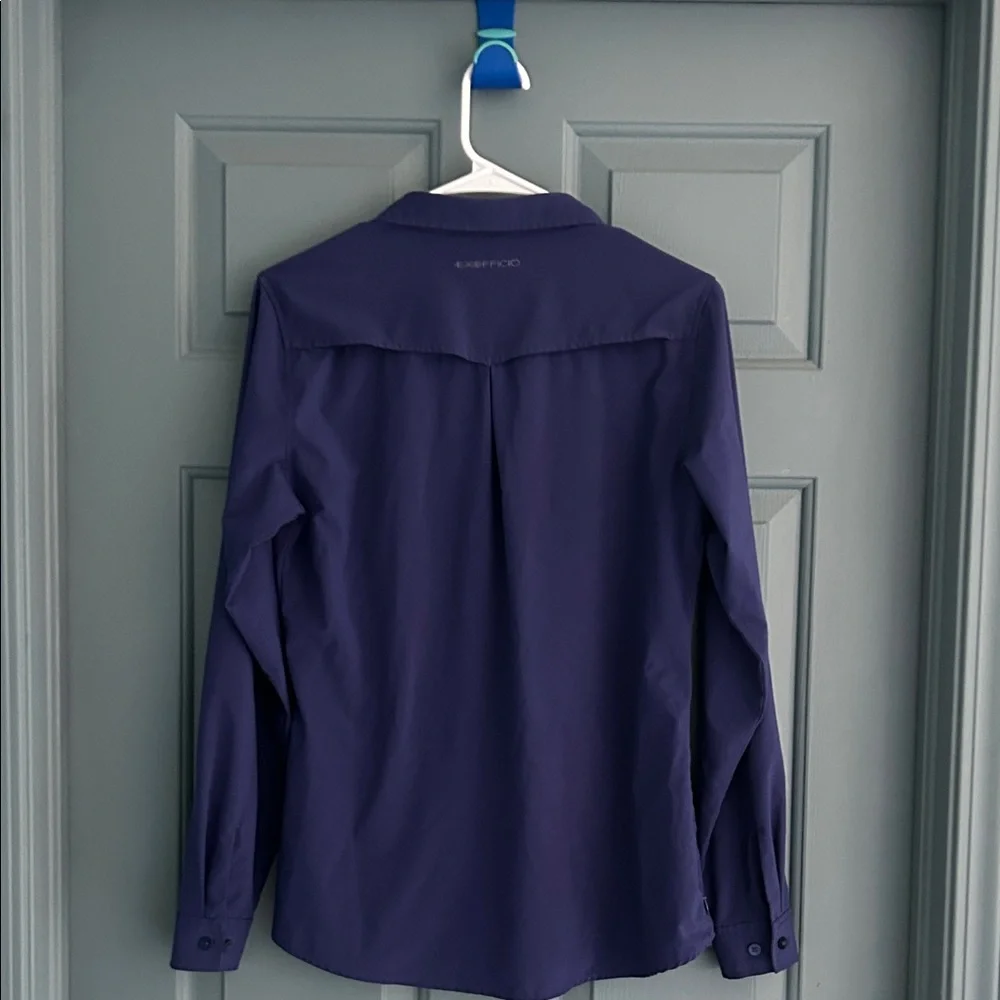 Exofficio Royal Blue Mesh-Lined Shirt - Picture 4 of 6
